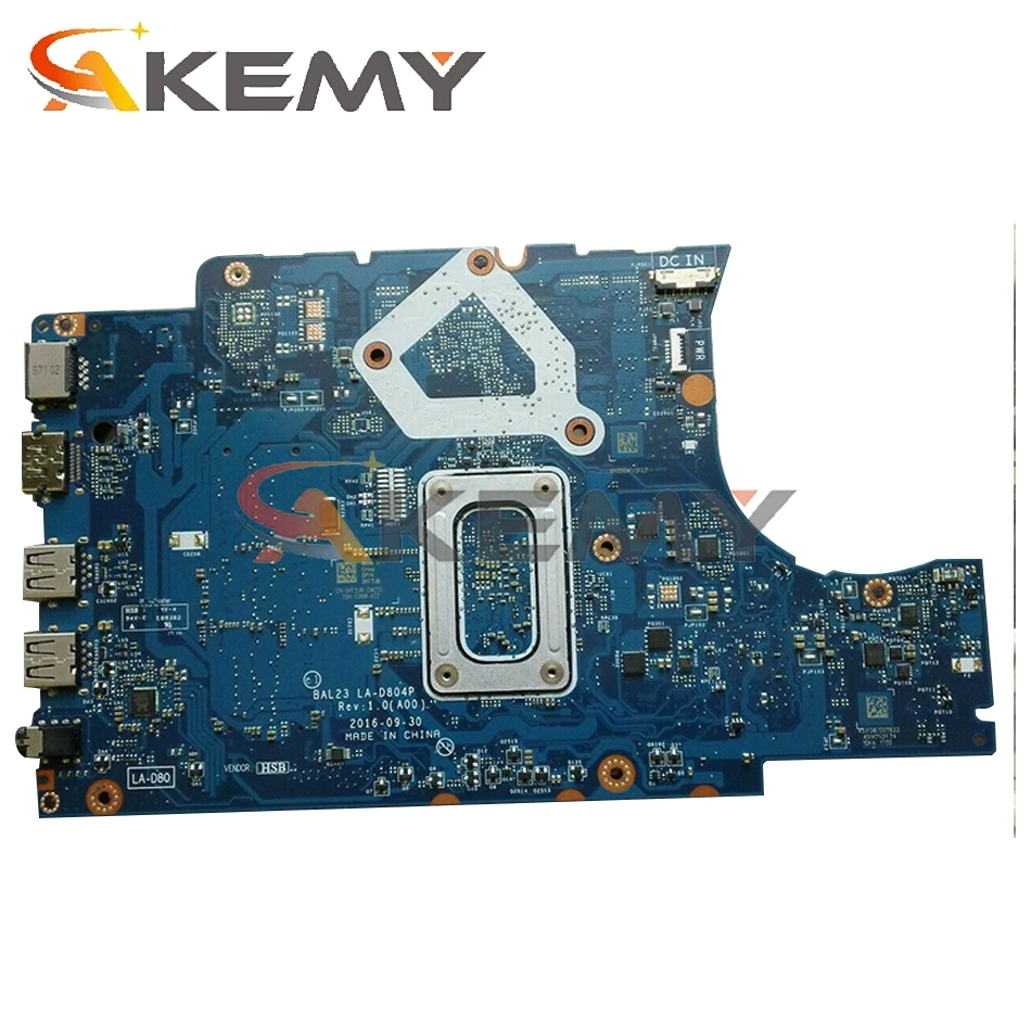 

Brand NEW CN-0KF2J6 KF2J6 FOR DELL INSPIRON 5565 laptop motherboard BAL23 LA-D804P REV:1.0(A00) A9-9400 Mainboard notbook PC