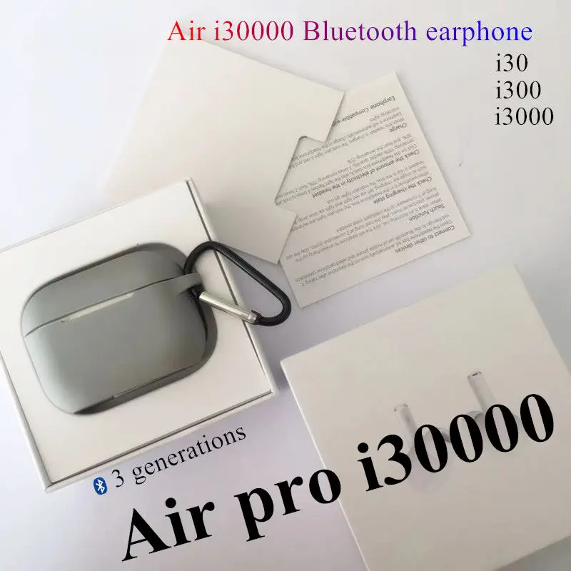 Новинка 2019 aire Pro i30000 беспроводные bluetooth наушники с шумоподавлением Микрофон 3 Tws