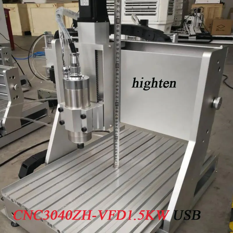 

3 axis 4 axis CNC 6040ZH 1.5KW Spindle Motor Wood Router Mini PCB Milling Machine Engraver Machine With Higher 130mm Z axis