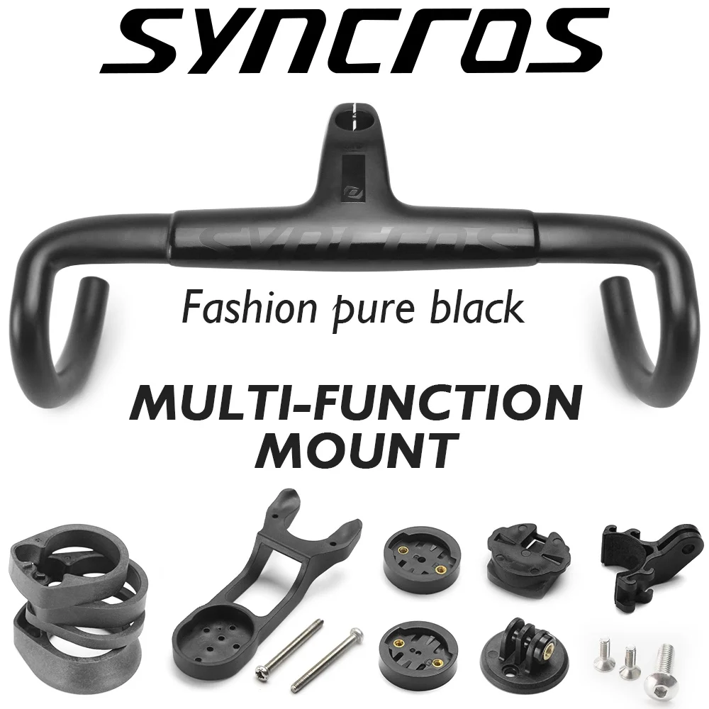

Интегрированный руль для дорожного велосипеда Syncros RR1.0 стиль глянцевый Aero логотип 28,6 мм полностью из углеродного волокна руль для дорожного...