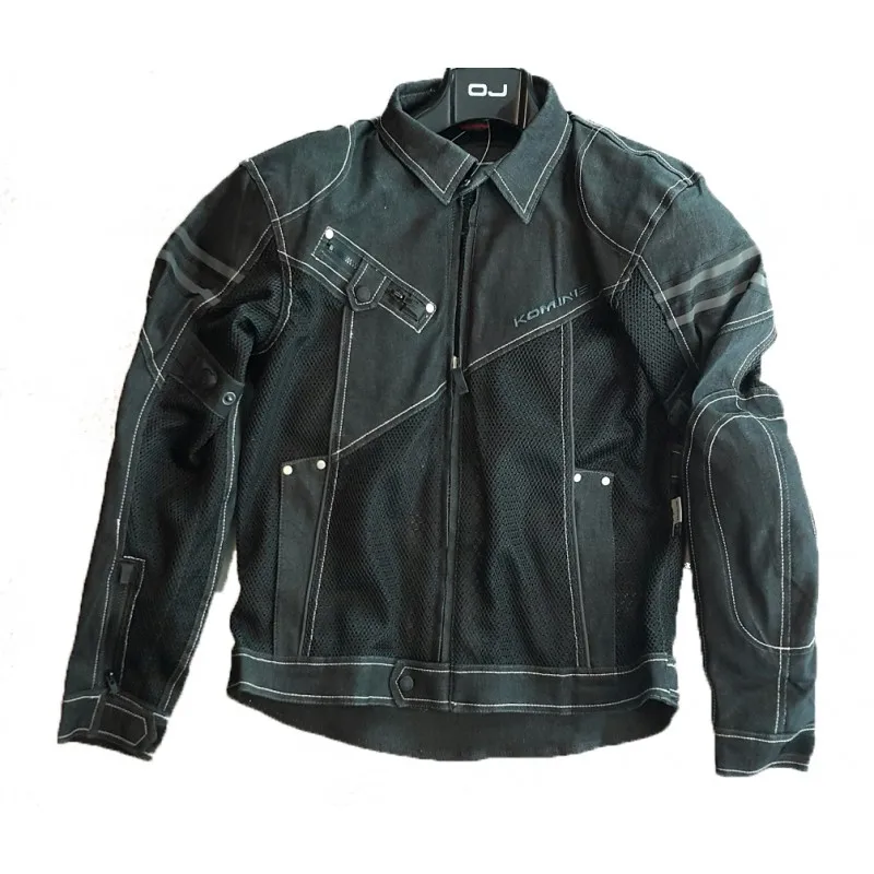 

Komine JK006 Denim Jacket Motorbike Motocross Riding Drop Resistance Cool Cowboy Jackets With Protector