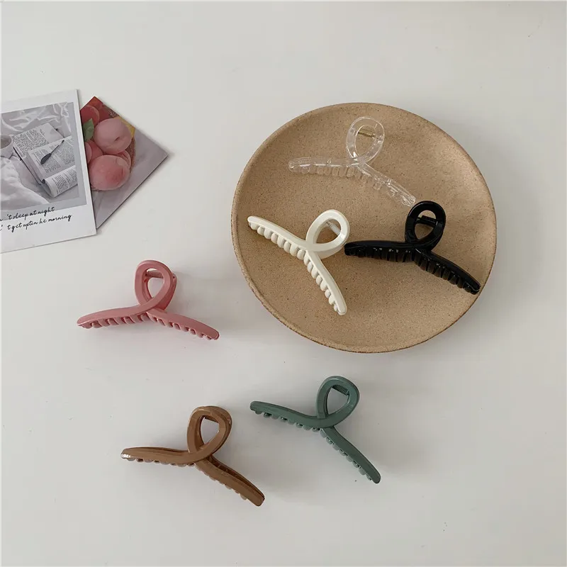 Заколка Женская в Корейском стиле элегантный зажим для волос ретро банная