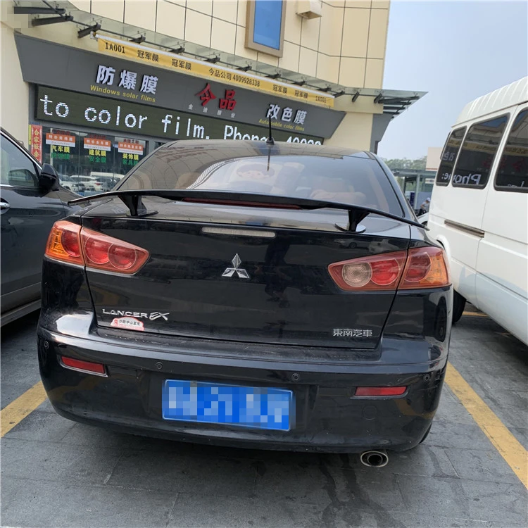 Спойлер для Mitsubishi Lancer LACCER 2006-2016 спойлер из АБС-пластика заднего крыла автомобиля