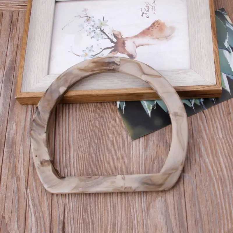 

Resin Bag Handle for Handcrafted Handbag Purse DIY Bags Accessories New Fashion Bag Handles