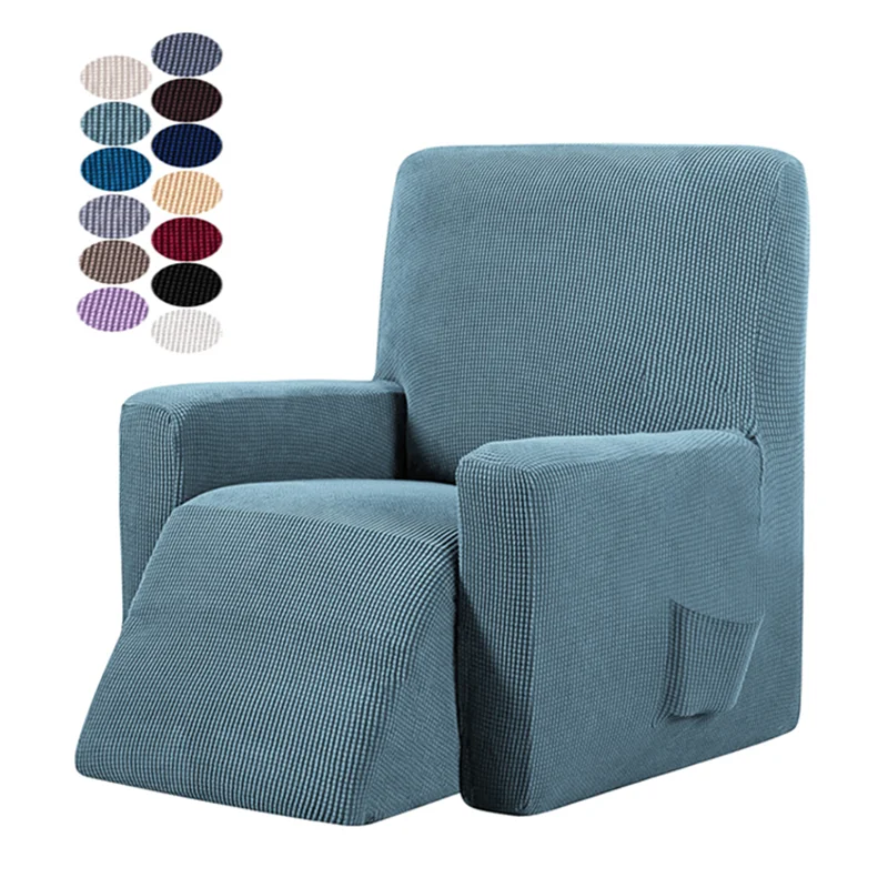 Эластичный чехол для дивана с откидывающейся спинкой противоскользящий