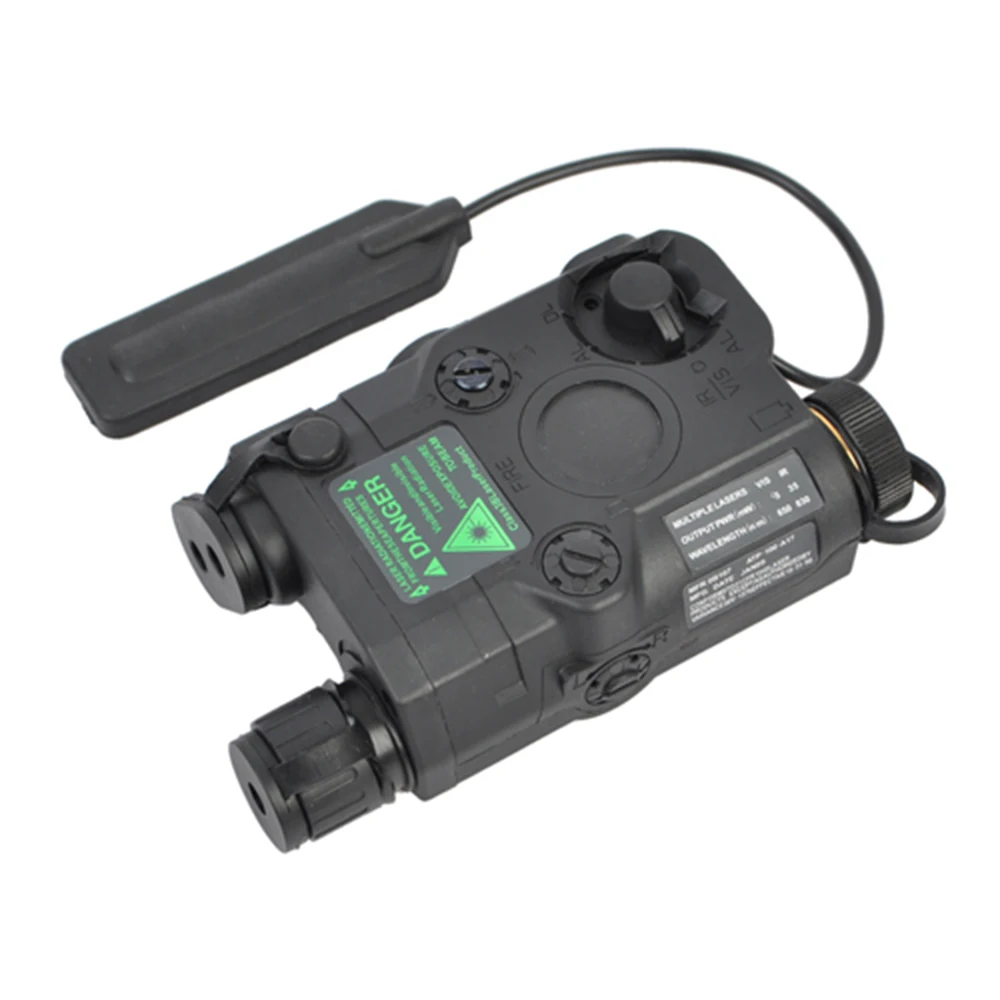 Airsoft тактический AN/PEQ-15 зеленая точка лазерный с Белый светодиодный фонарик факел ИК-осветитель для Охота Открытый черный/ тан