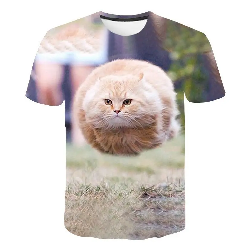 Мужские футболки с 3D-принтом хомяка в виде бычьей свинки женская и детская