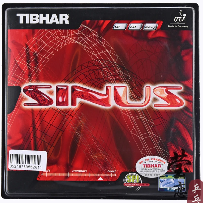 Оригинальные прыщи Tibhar SINUS для настольного тенниса резиновые ракетки Спортивная