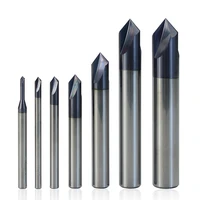 carbide chamfering milling cutter 6090120 degrees 3 flute deburring router engraving bit for aluminum copper cnc end mill