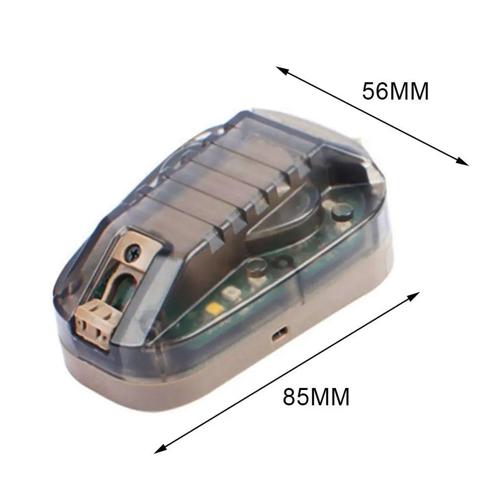 

Helmet Signal Light Element Outdoor Multifunctional Helmet Ladybug Light Strobe Light Waterproof Tactical Light