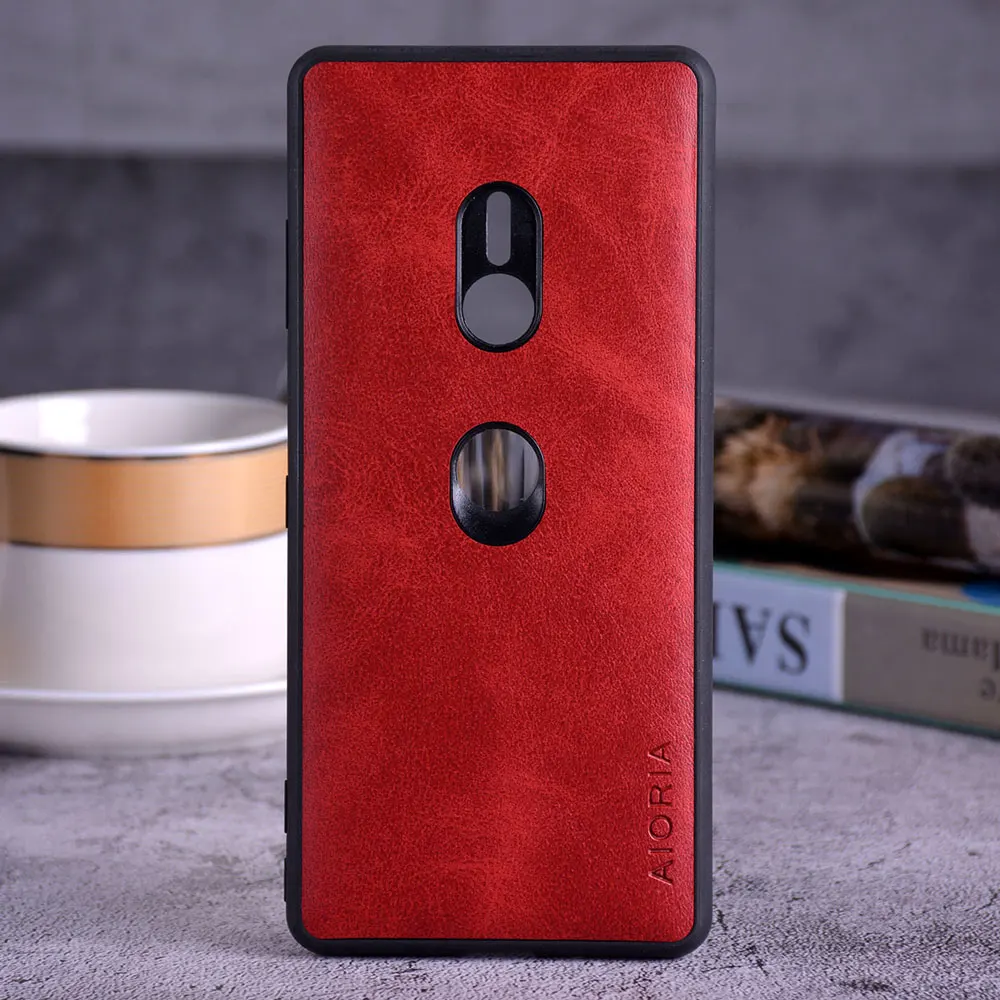 Чехол для Sony Xperia 1 XZ3 funda роскошный винтажный кожаный с мягким чехлом sony xperia чехол