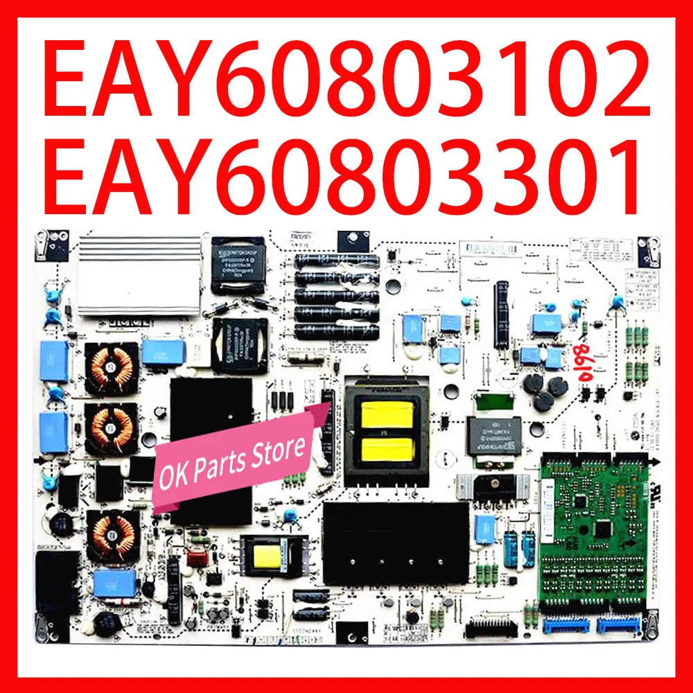 Плата питания EAY60803102 EAY60803301 3PCGC1000 8A, плата питания для телевизора LG42LE5500-CA, карта питания