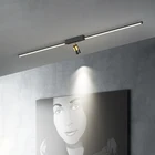 Комплект современных систем освещения, Алюминиевые Магнитные светильники для потолочных рельсов, декоративные светильники для гостиной