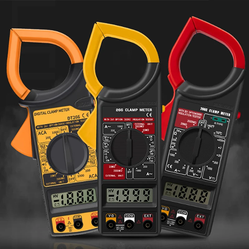 

Handheld Multimeter, Clamp Meter Digital Electrical Test Instrument Portable Household Circuit Inspection Multímetro digital