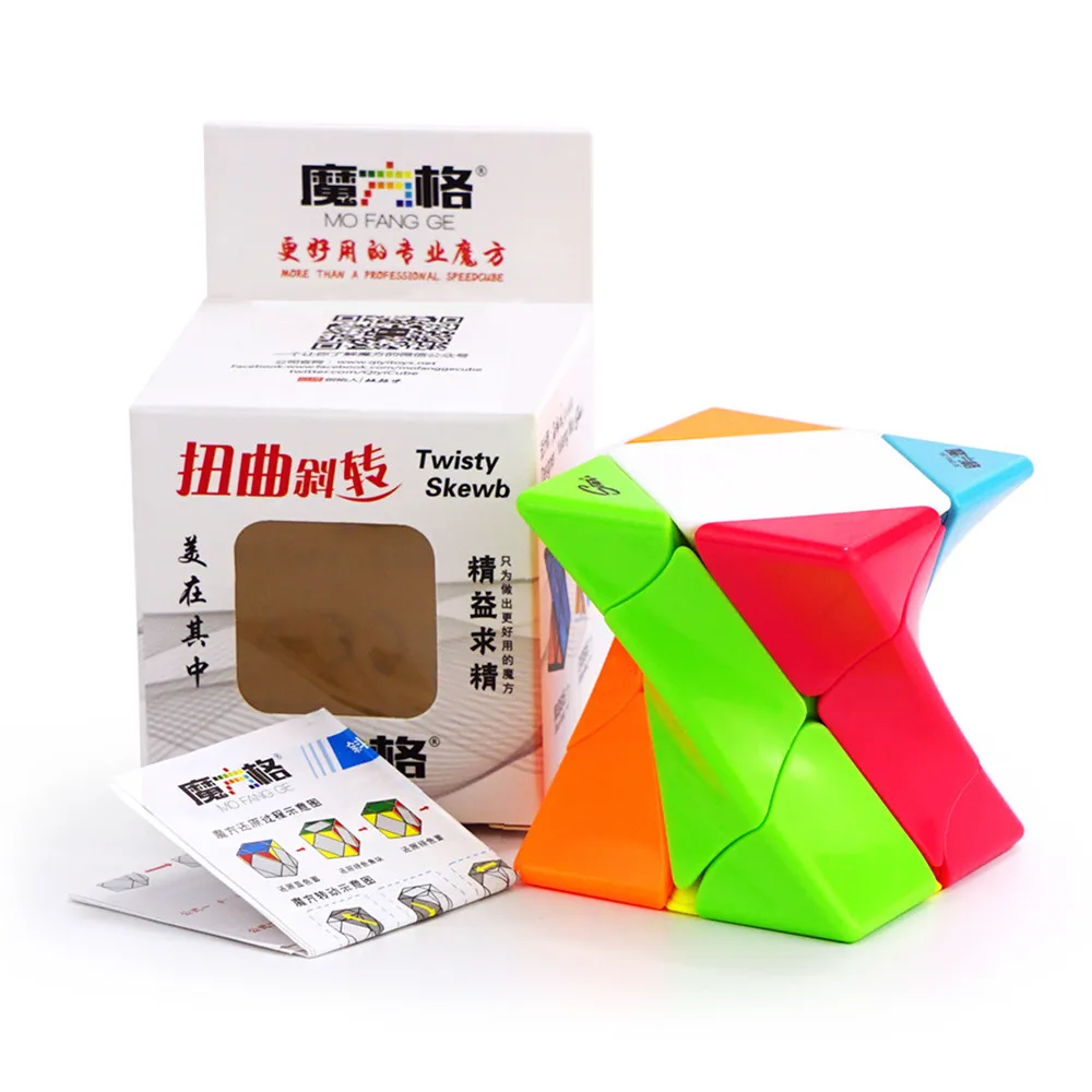 

QiYi MoFangGe twisty skew Magic cube 3x3 Speed cube Toys Magic Puzzle Cubes Toys for Children