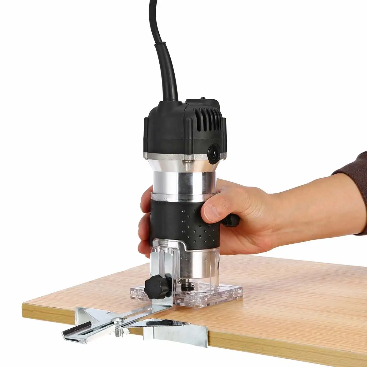 

110V/220V Wood Electric Trimmer 800W 3000Rpm Wood Laminate Palm Router Electric Hand Trimmer Edge Joiners Woodworking Tool
