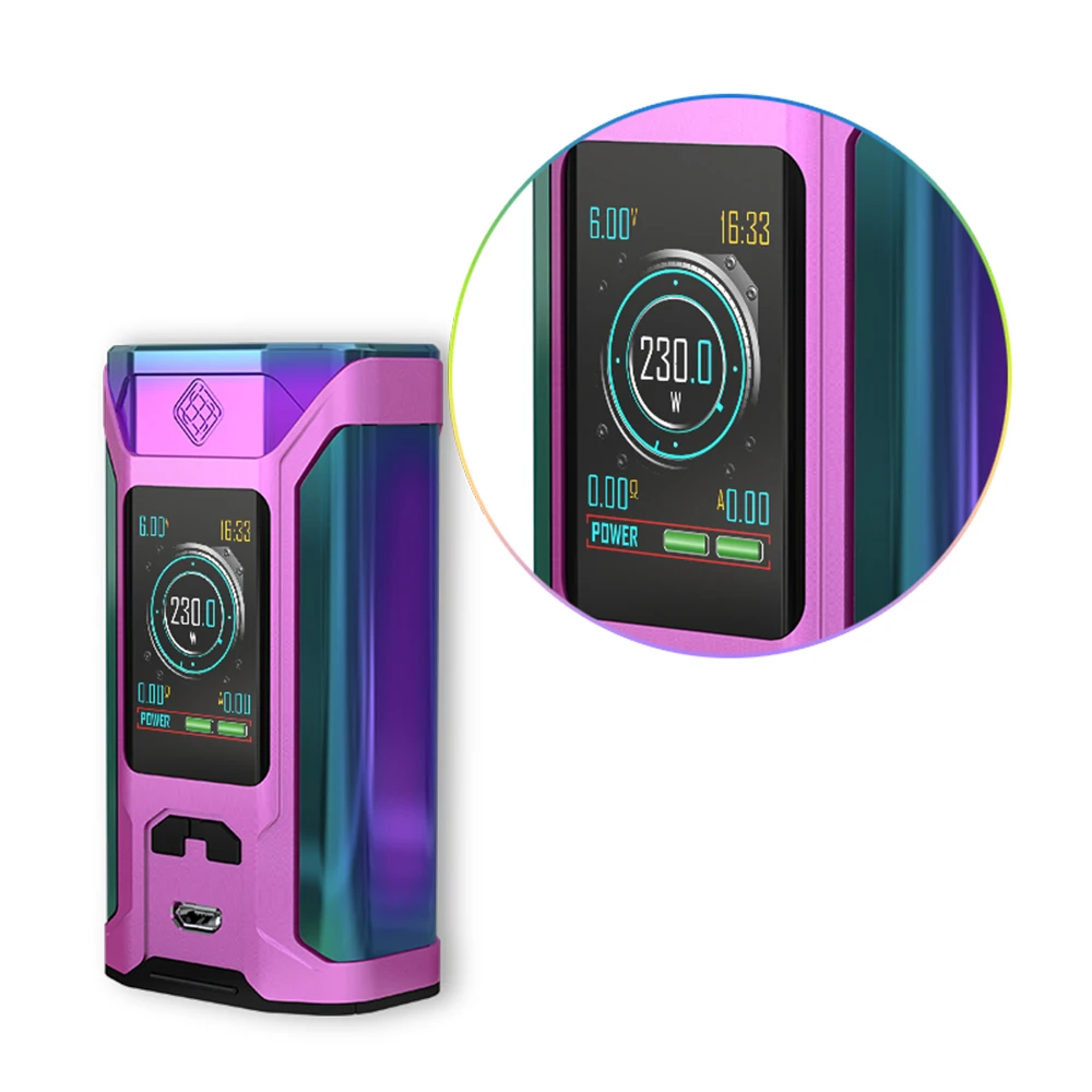Распродажа 200 Вт WISMEC SINUOUS RAVAGE 230 TC коробка мод Макс Выход подходит GNOME Evo бак без 18650