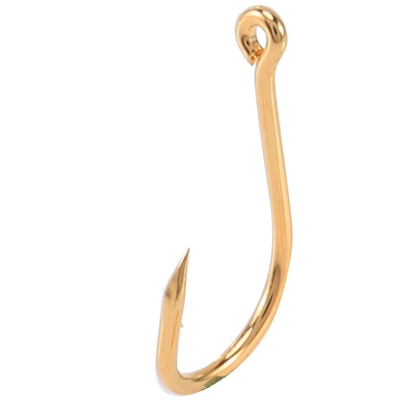 

140 Pcs Steel Fishing Hooks High Carbon Carp Hook Fishing Anzol Line Tied Golde, 60 Pcs Number 5 & 80 Pcs Number 1