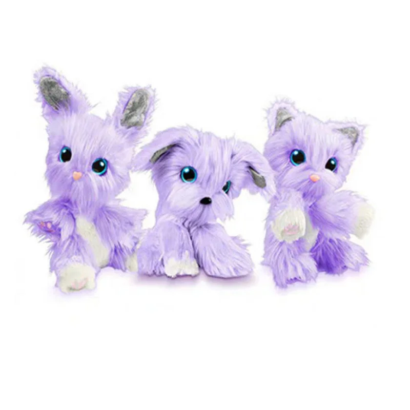 Juguetes de peluche de Scruff a Luvse para ni&ntilde;os, de 3 colores juguetes de felpa, perro de ba&ntilde;o, gato, conejo, regalo ruso, 23x20x7CM-4