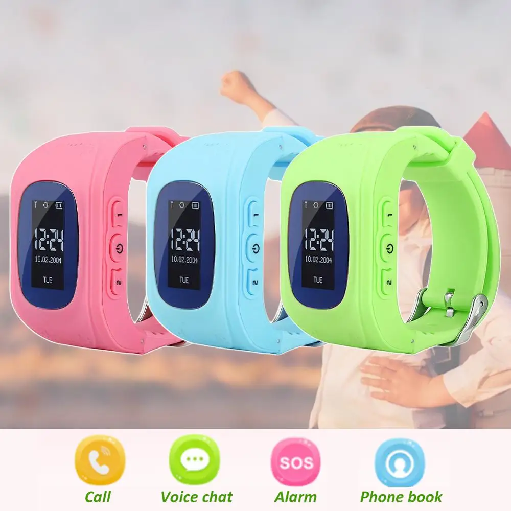 Детские Водонепроницаемые умные сенсорные часы с двойным позиционированием