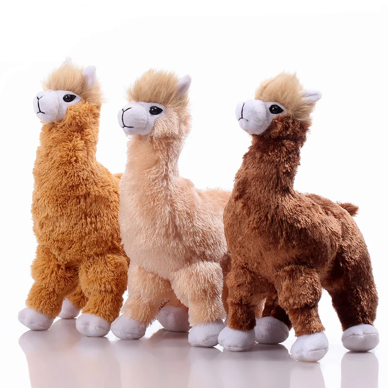 

Cute Simulation Alpaca Plush Toy Girl Rag Doll High Quality Creative Plush Toy Children Birthday Gift Pluszaki Plushie BC50MR