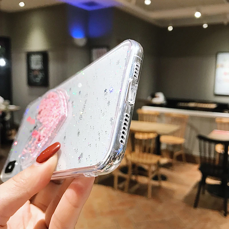 Роскошный Забавный чехол с сердцем для молодой девушки iPhone 11 pro MAX X XR XS 6 6S 7 8 7Plus 8Plus