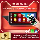 Автомобильный мультимедийный плеер с GPS-навигацией, Android 4G + 64G lte, для Mercedes Benz E Class W212, E200, E230, E260, E300, S212, 2009-2015
