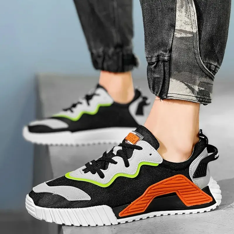 

Mens Sneakers Fashion Casual Running Shoes Lover Gym Shoes Light Breathe Comfort Outdoor Air Cushion Couple Jogging Shoes 39-44