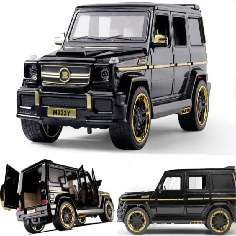 kids toys 1:24 Pull Back Car With Lights and Sound Effects Model Toy Metal Alloy Simulation Toys For Children | Игрушки и хобби