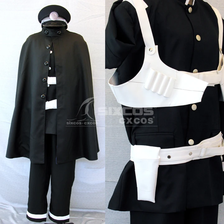 

Game Shin Megami Tensei:Devil Summoner Kuzunoha Cosplay Costumes Black Combat Uniform Suit Role Play Prop Clothing Custom-Make