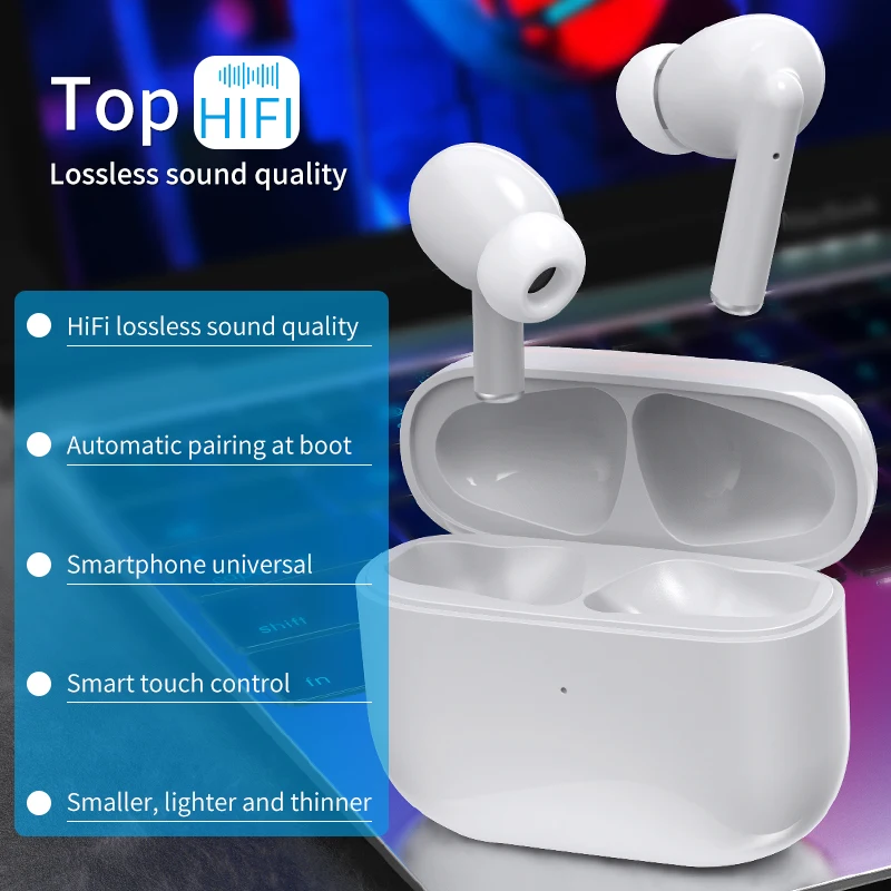 wireless earphones tws bluetooth 5 0 sports headphones noise cancelling waterproof earbuds for iphone xiaomi huawei pk air pro 3 free global shipping