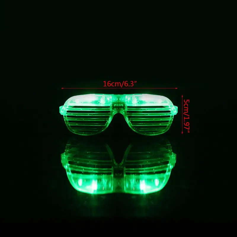 

40 Pack LED Party Light Up Glasses, 6 Colors Light Up Shutter Shades Glow in The