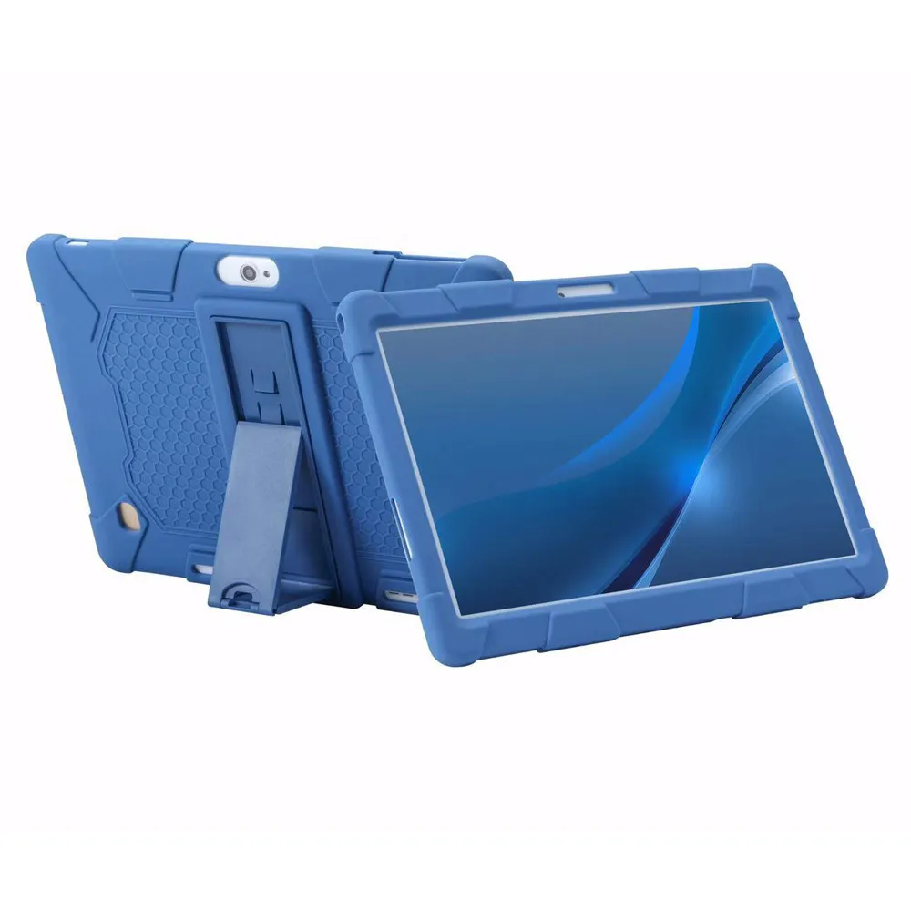 Универсальный чехол для Teclast 10,1 дюйма силиконовая подставка для планшета чехол для Teclast M20 T30 T20 T10 X10 A10S M30 в виде ракушки+ ручка