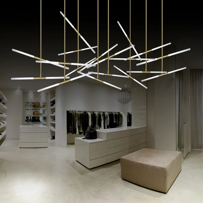 Пост Модерн филиал светильник Потолочный подвесной офис счетчик Island Loft магазин