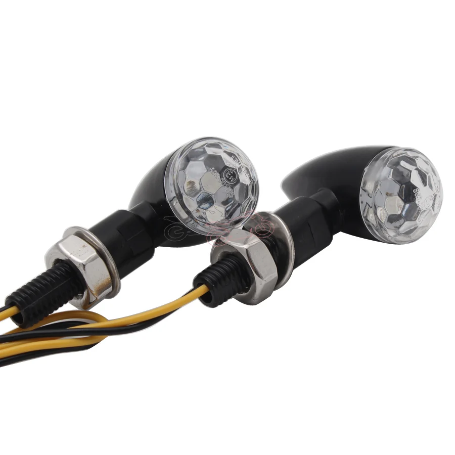 Универсальный 10 мм Болт мотоциклетный черный металлический указатель поворота