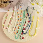 Модная Милая Маргаритка, красочные украшения из бисера для женщин, богемные украшения