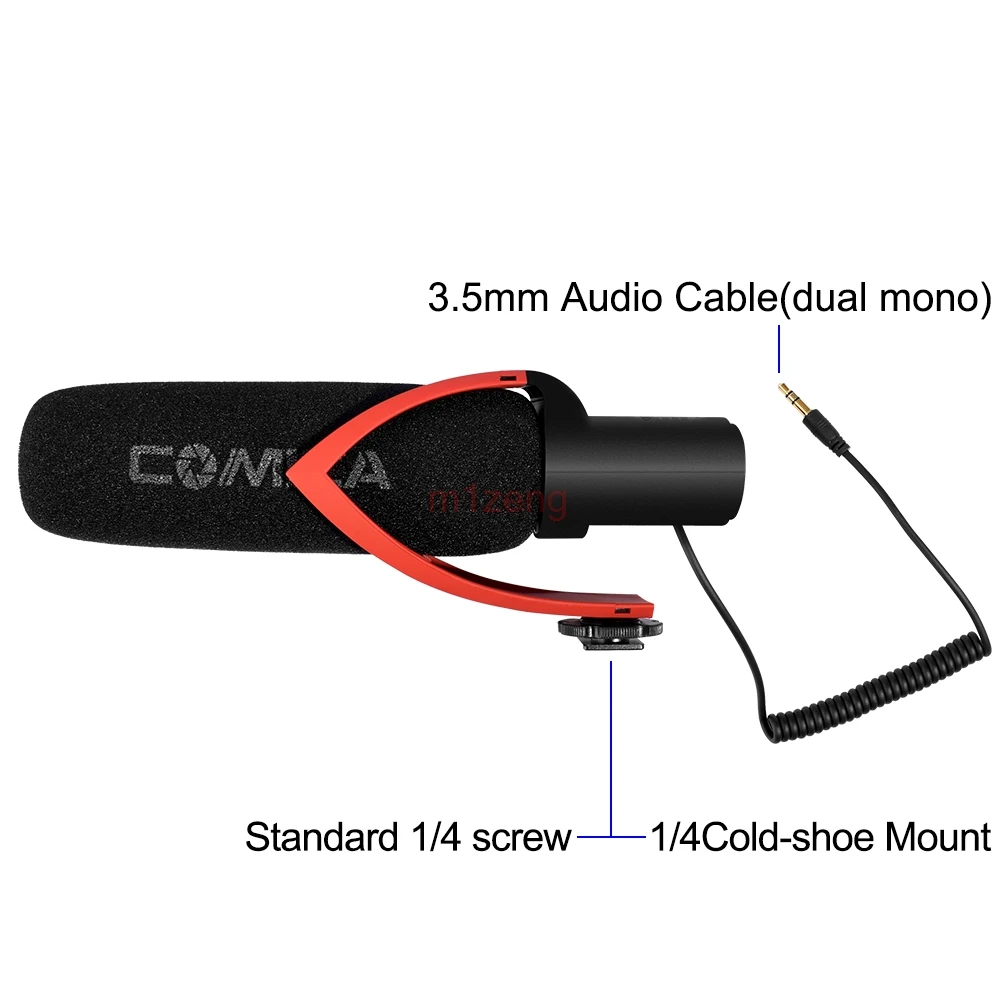 Суперкардиоидный направленный конденсаторный микрофон для canon nikon sony pentax fuji