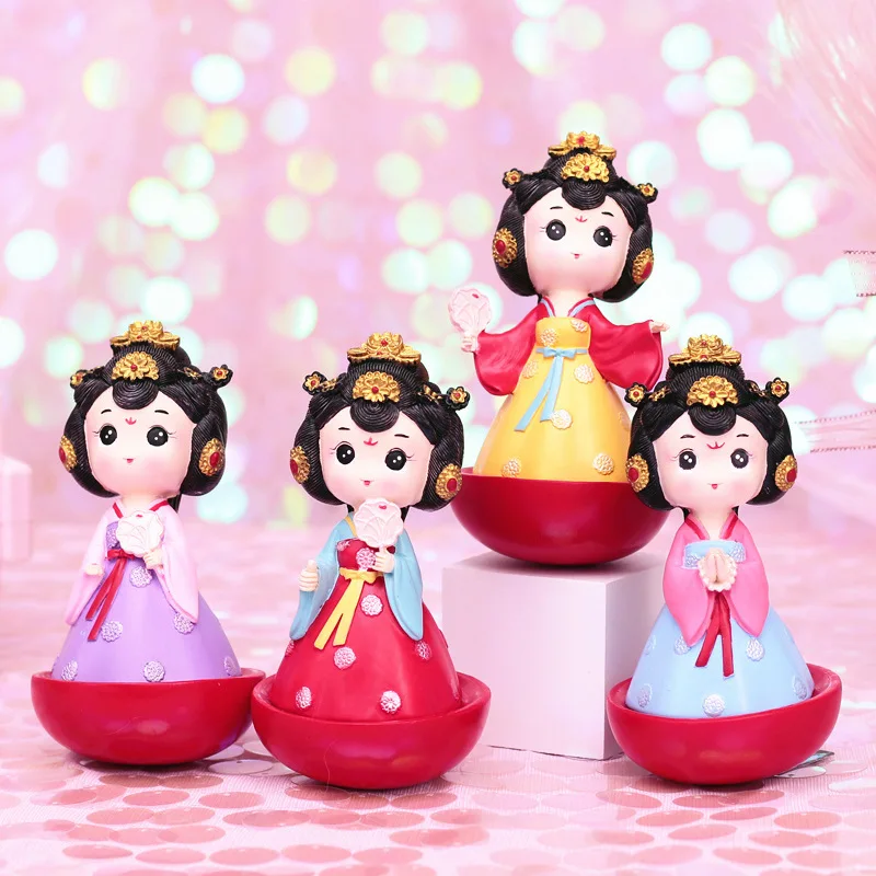 

Creative small gift tumbler ornament new strange female retro desktop