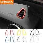 SHINEKA Автомобильная приборная панель, левый и правый выход воздуха, вентиляционное кольцо, наклейка, Накладка для Chevrolet Camaro 2017, аксессуары для интерьера