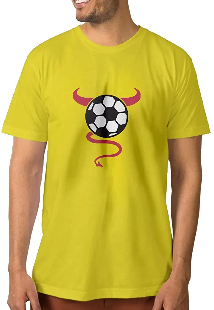 

Soccer Logo Man Short-sleeve T-shirt Hot Sale 2020 Funny T Shirt Graphic Design Tee Summer Cool Tee Breathable All Cotton Tshirt