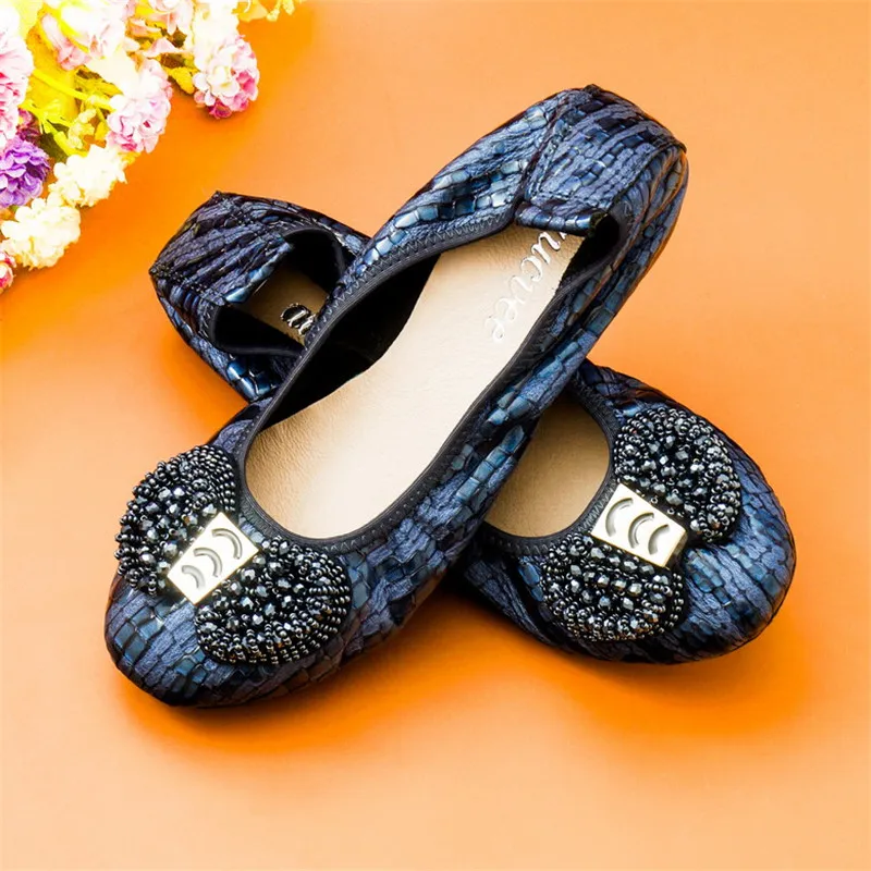 

AUCVEE/модные женские балетки для отдыха; Сезон весна-осень; Балетки на плоской подошве; Женская обувь принцессы из натуральной кожи на плоской...