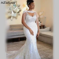 african mermaid wedding dresses with shrug tassels sequins deep v neck mermaid wedding dress plus size lace vestido de noiva