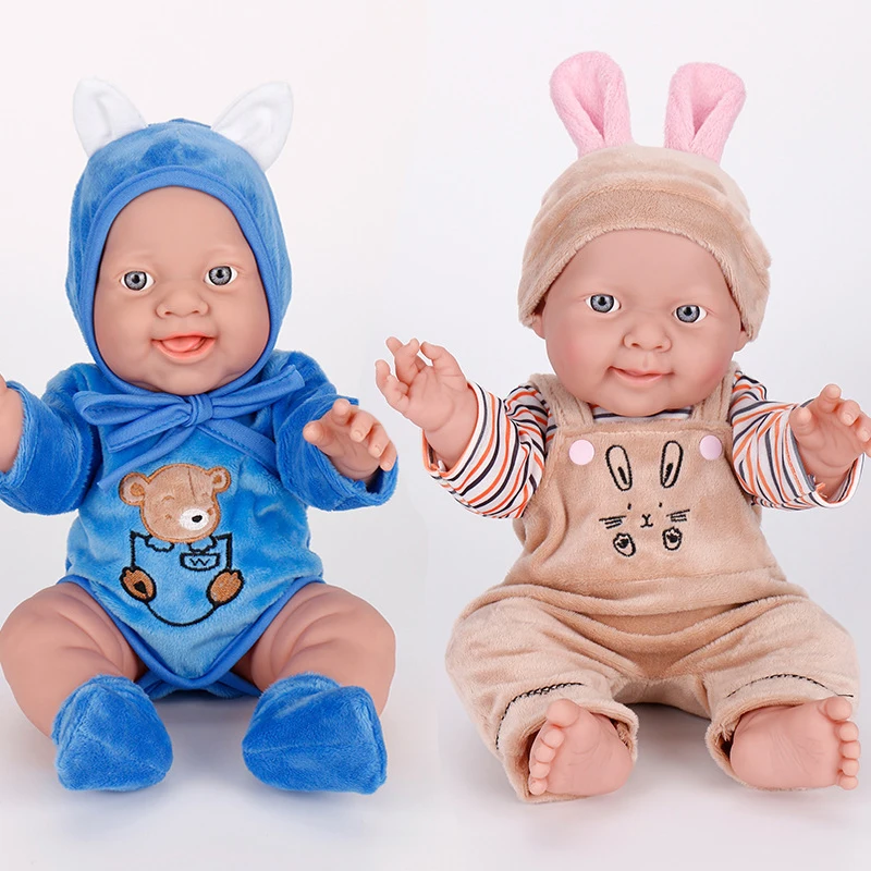 Кукла реборн Силиконовая Водонепроницаемая 38 см|Куклы| |