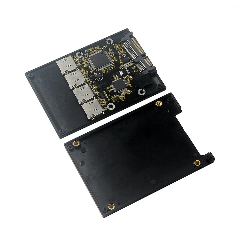 4 Micro SD/TF карта на SATA конвертер 22Pin RAID Quad TF 2 5 дюймов SSD адаптер карта|Платы