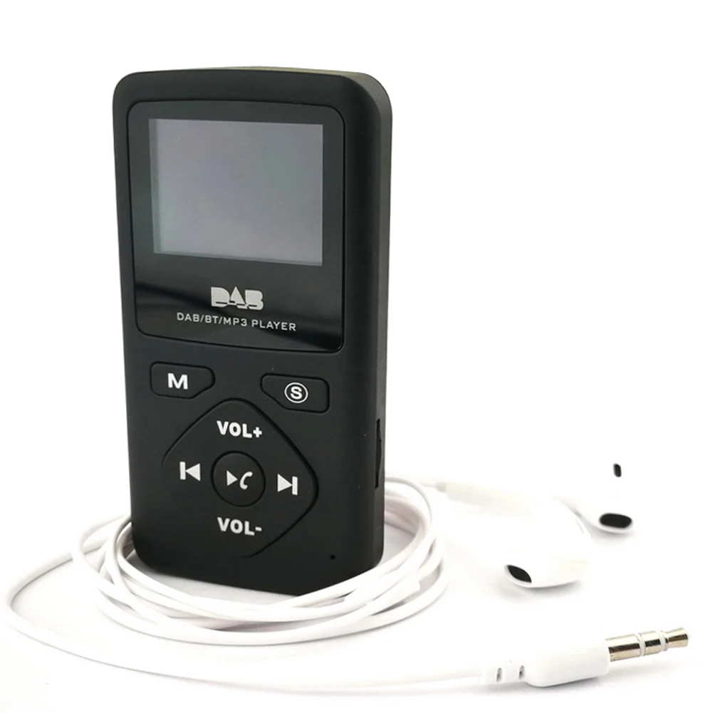 Портативный Bluetooth 4 0 радио персональный карманный FM DAB/DAB цифровой наушники MP3 мини