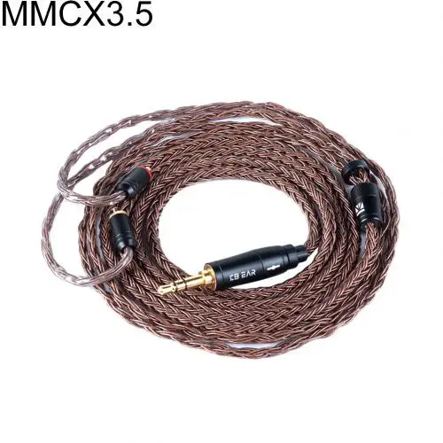 MMCX 3 5 Прочный 16 Core посеребренный кабель 2,5/3,5/4,4 мм сбалансированный кабель для обновления наушников с MMCX/2Pin для плотным верхним ворсом KZ ZSN ZS10 PRO AS12 ОСО - Цвет: MMCX 3 5