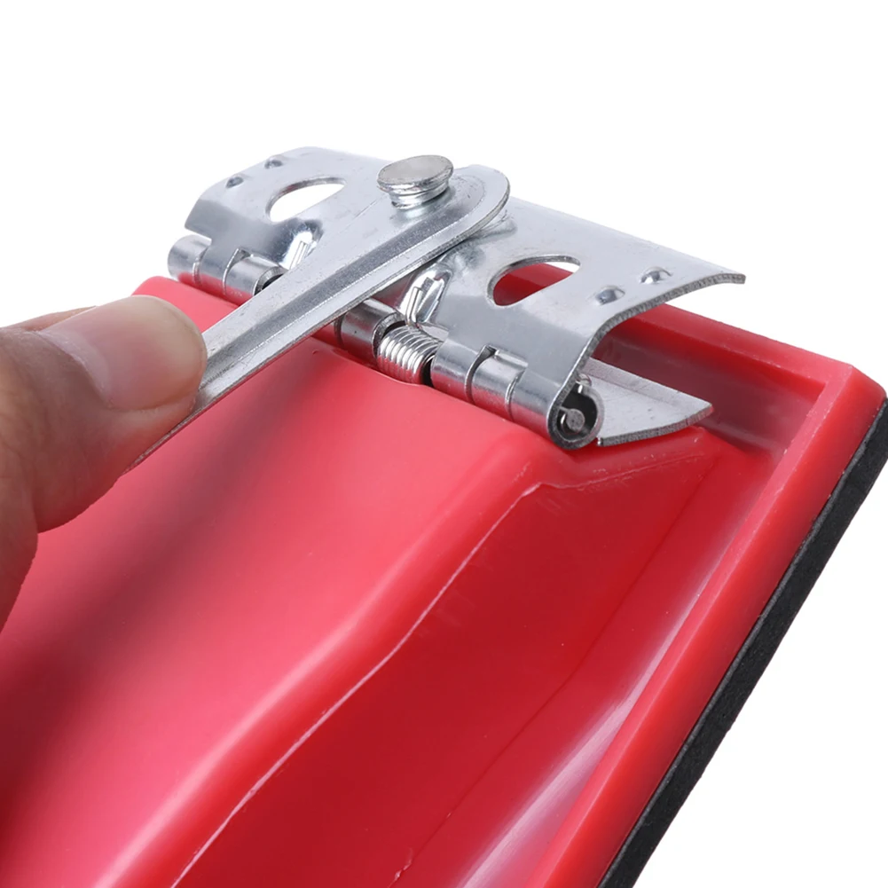 Rectangle Sandpaper Holder Plastic Sander Stand Board Sanding Tool Sand paper plane board trowel Accessories | Инструменты