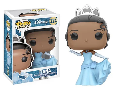 Funko pop Ариэль Рапунцель Золушка Тиана Фигурки ПВХ Модель Коллекция подарок