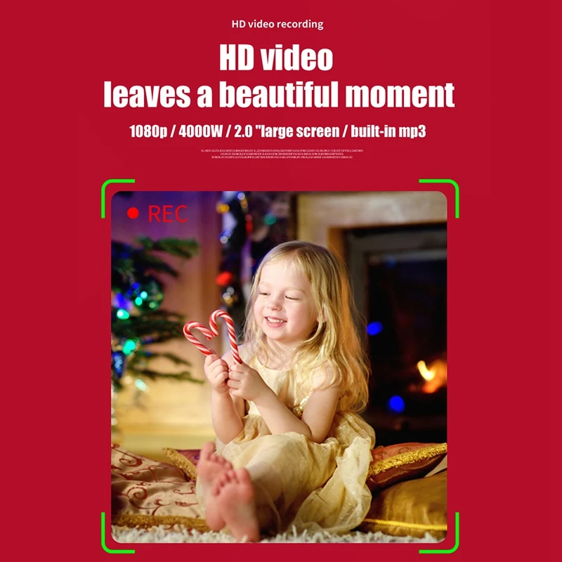 

Kids Camera Digital Camera 1080P HD Sn Camera Kids Cartoon Camera for Children Camera for Kid Christmas Gift