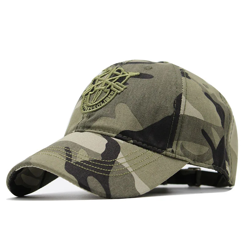 

20222021 New Camo Baseball Hat Fishing Hats Male Outdoor Hunting Camouflage Jungle Hat Airsoft Tactical Hiking Casquette Hats